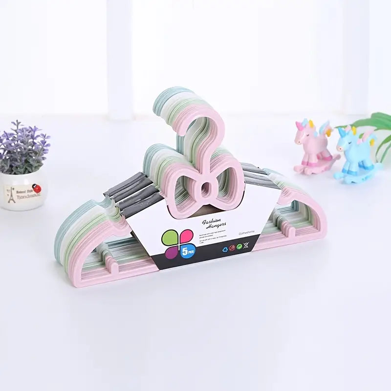 5 PCS Knot Shaped Multi-functional Baby Clothes Hangers