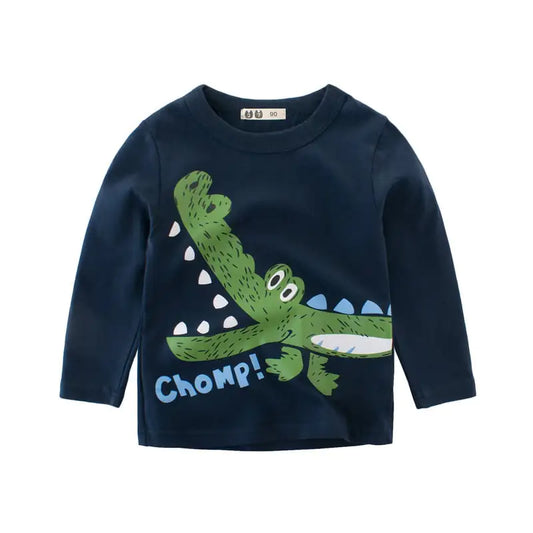 Autumn Long-Sleeved T-Shirt for Boys' Baby Clothes