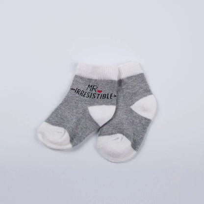 Baby Clothes Gift Set with Short Sleeve Bodysuit & Socks