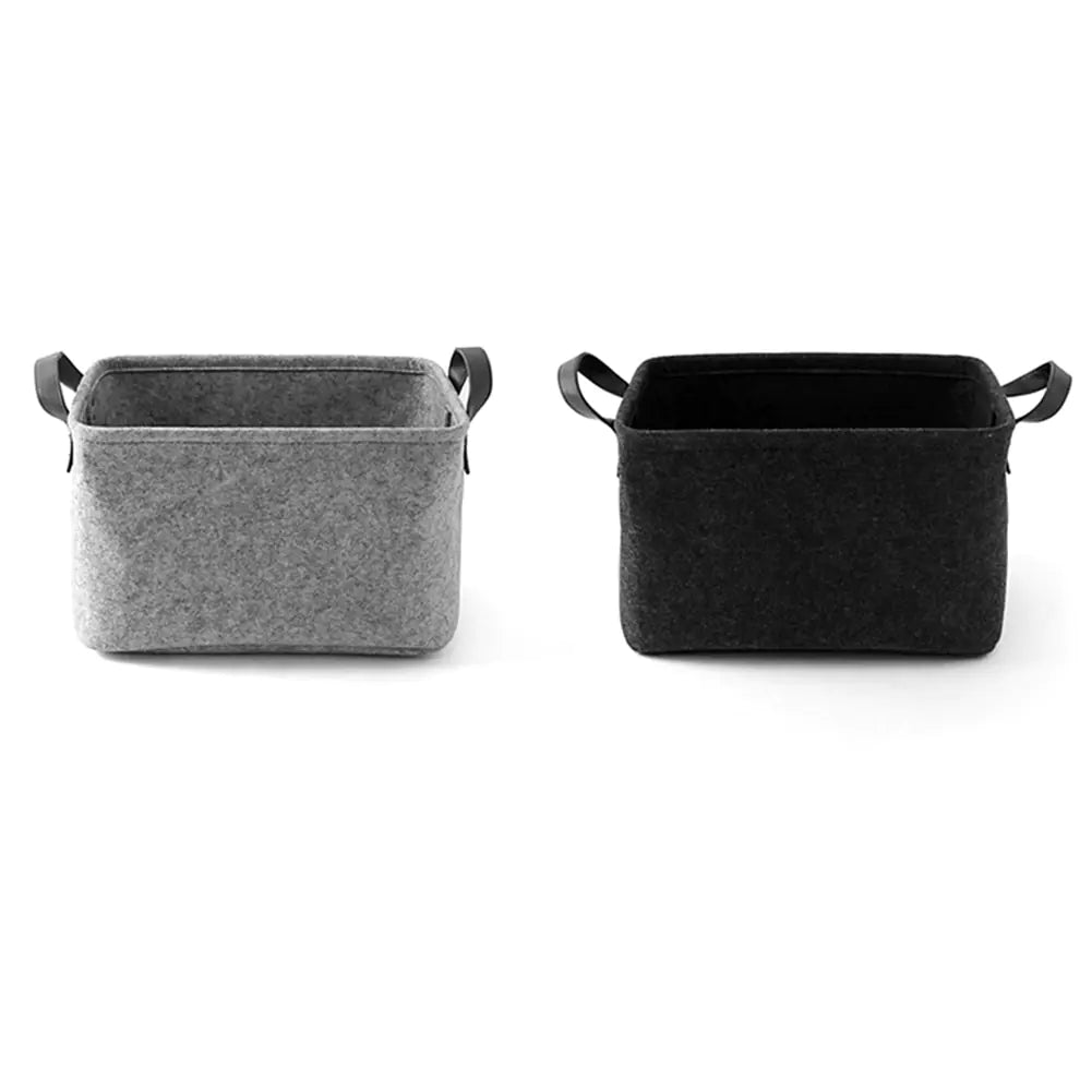 Felt Storage Basket for Laundry and Baby Clothes