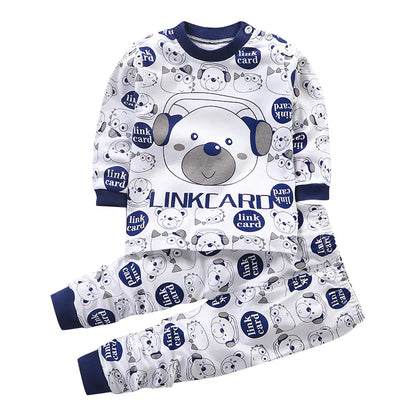 Cotton Baby Clothes Set for Kids - Autumn Pajamas