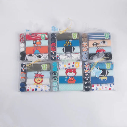 Baby Clothes Gift Set with Short Sleeve Bodysuit & Socks