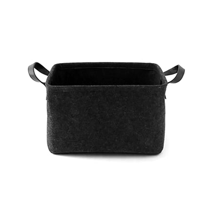 Felt Storage Basket for Laundry and Baby Clothes